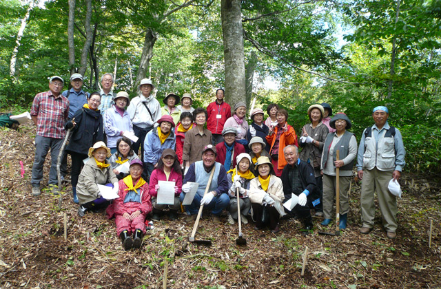 白神山地ブナ植樹